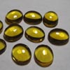 10x12 mm Oval - Gorgeous Golden Maderia Colour - Quartz - eye Clean Cabochon 10 pcs